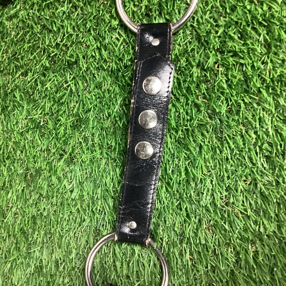 Vintage Leather Conch Ring Belt. M/L main image 13
